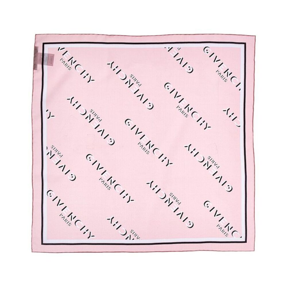 Givenchy Shadow Small Silk Scarf, Pink